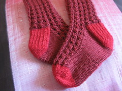 Openwork Rib Toddler socks