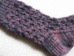 Child’s first sock in shell