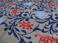 Paisley Mozi designs tea towel