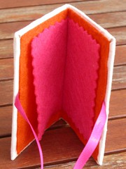 interior of tropical stripe needle case