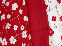 Red tea towels