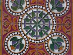 Tiles at The Flask pub in Hampstead